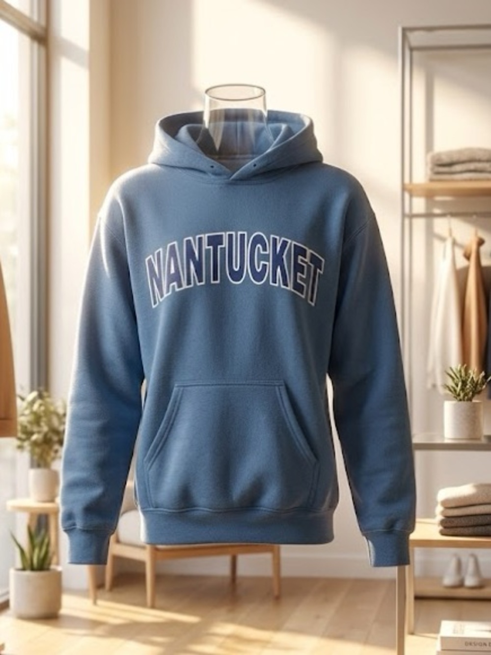 Gildan Heavy Blend Nantucket Graphic Hoodie. | Size S